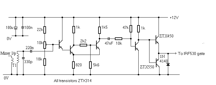 This circuit uses a Schmitt trigger to maintain an approximate square wave 